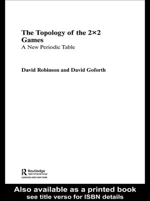 cover image of Topology of 2x2 Games